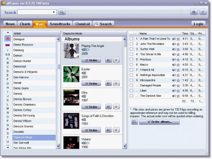 allTunes