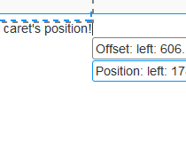 Caret.js