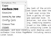 Fontselect jQuery Plugin