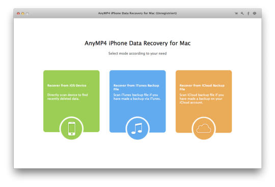 AnyMP4 iPhone Data Recovery for Mac