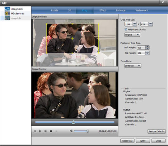 AnyMP4 Video Enhancement