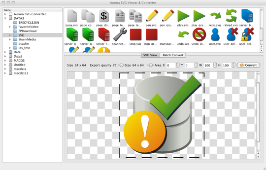 Aurora SVG Viewer & Converter (Mac)