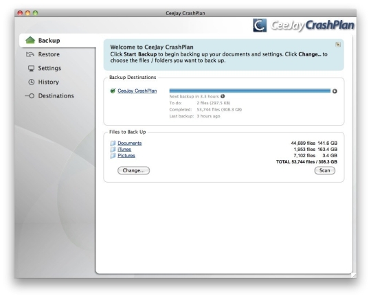 CeeJay CrashPlan (32-bit)