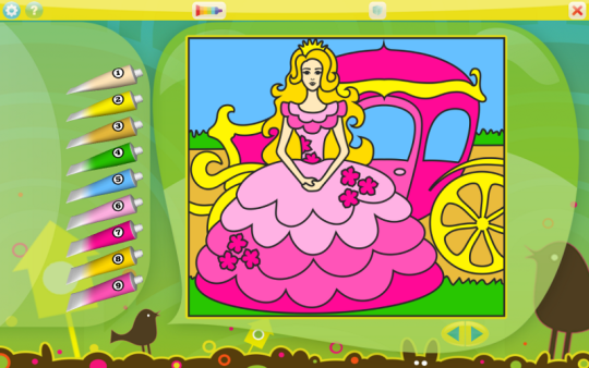 Color by Numbers - Princesses