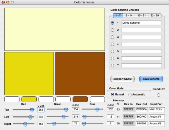 Color Schemes