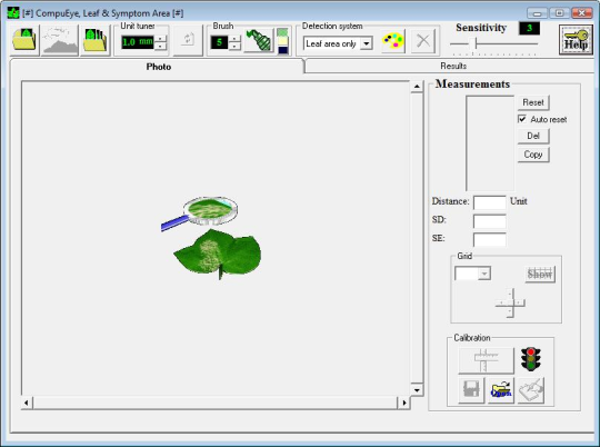 CompuEye, Leaf & Symptom Area