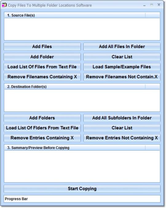 Copy Files To Multiple Folder Locations Software