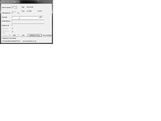 Disk Space Monitor
