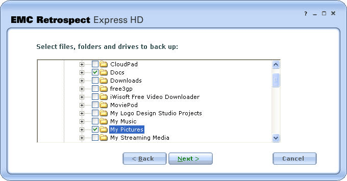 EMC Retrospect Express HD