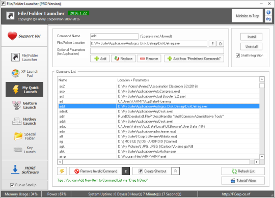 File/Folder Launcher