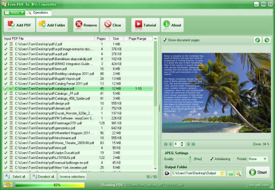 Free PDF To JPG Converter
