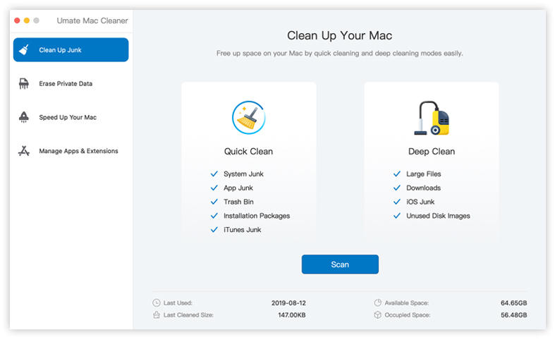 iMyFone Umate Mac Cleaner