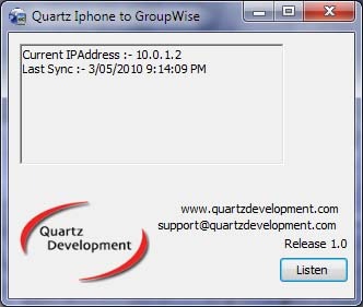 iPhone to GroupWise