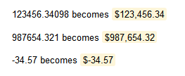 jQuery Currency