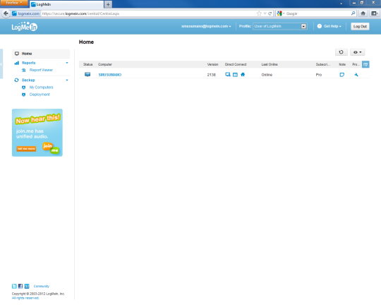 LogMeIn Free