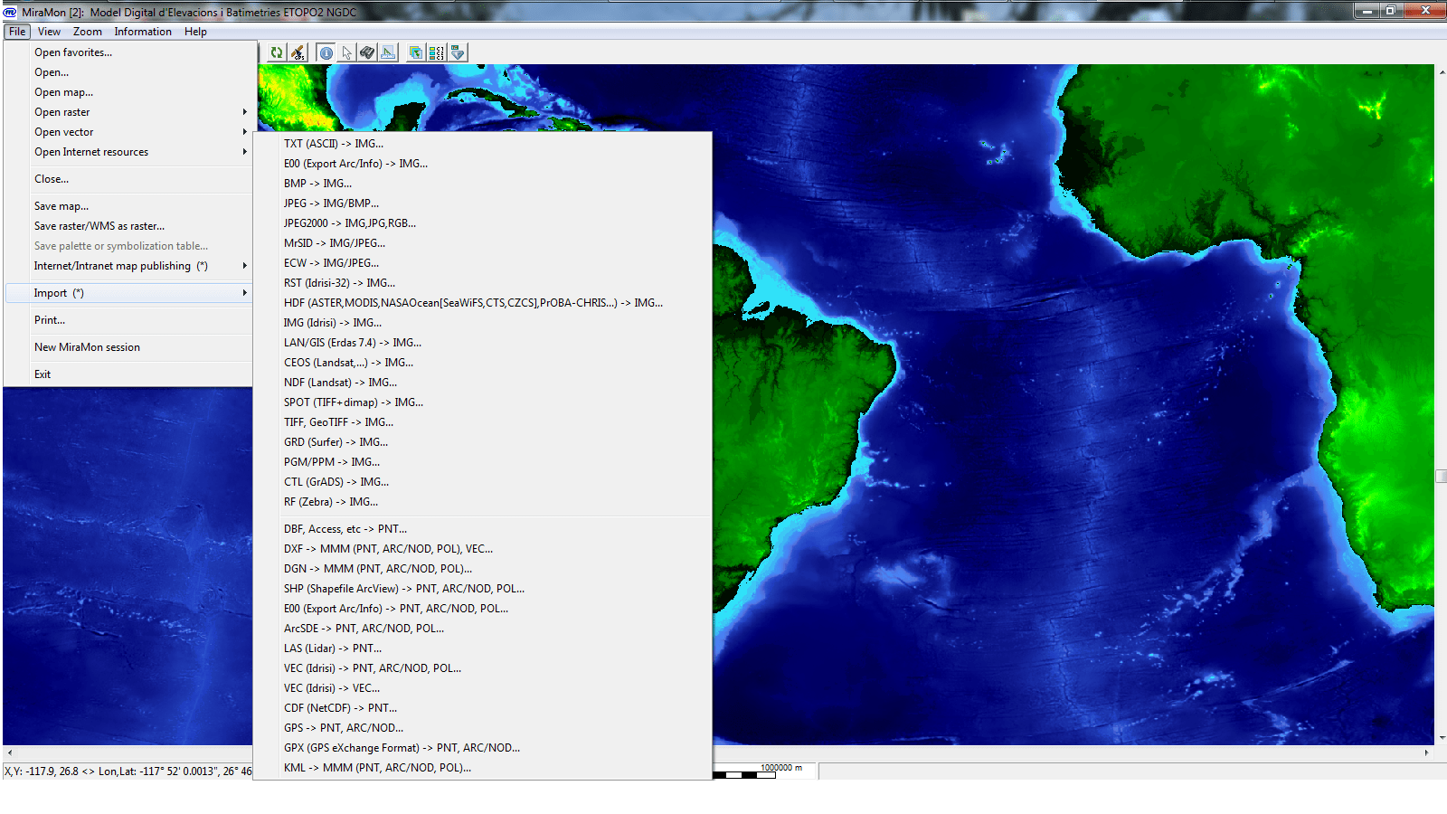 MiraMon Universal Map Reader