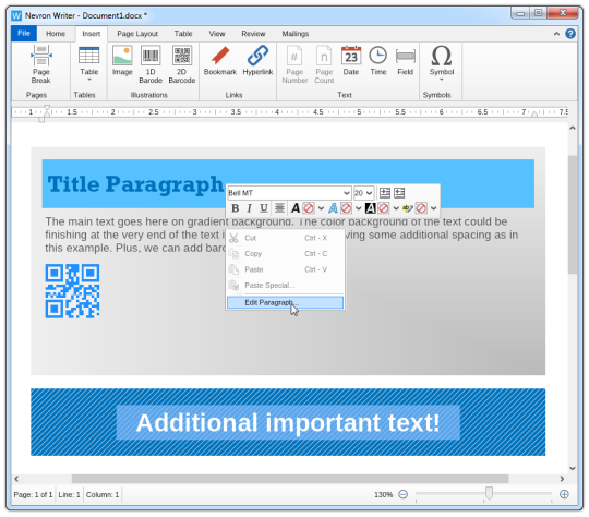 Nevron Writer