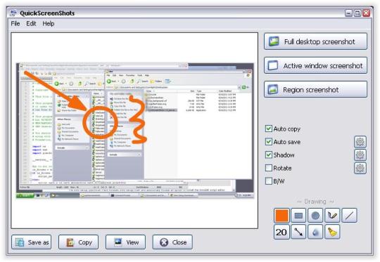 QuickScreenShots Portable
