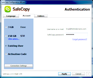 SafeCopy Backup