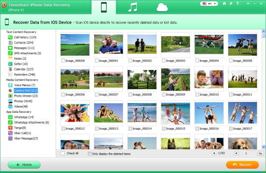 Tenorshare iPhone 4 Data Recovery