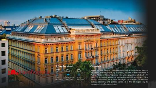 TravelVienna for Windows 8